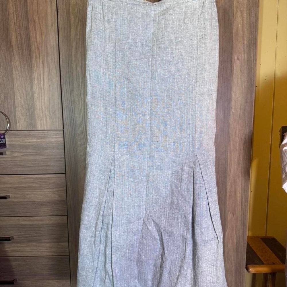 3. FLAX brand 100% linen skirt. Size 3XL. Boho